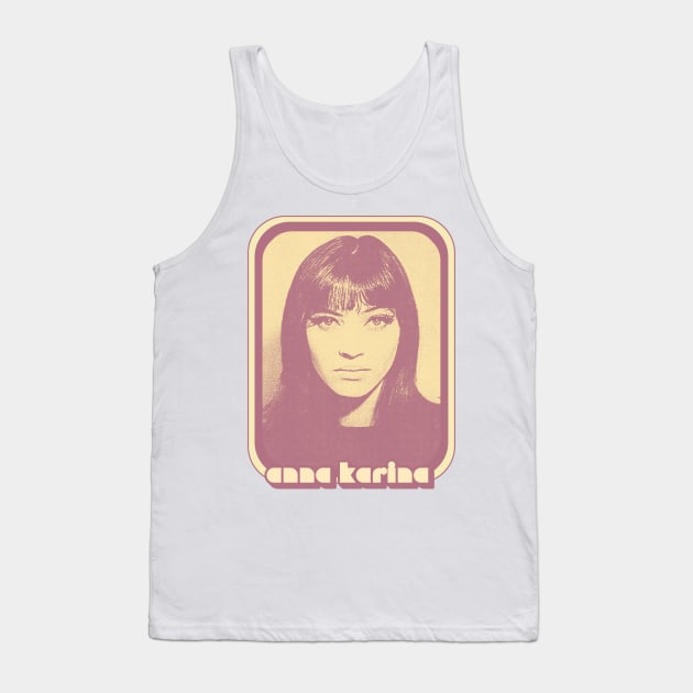 Anna Karina \\\ 60s Retro Nouvelle Vague Tank Top by DankFutura